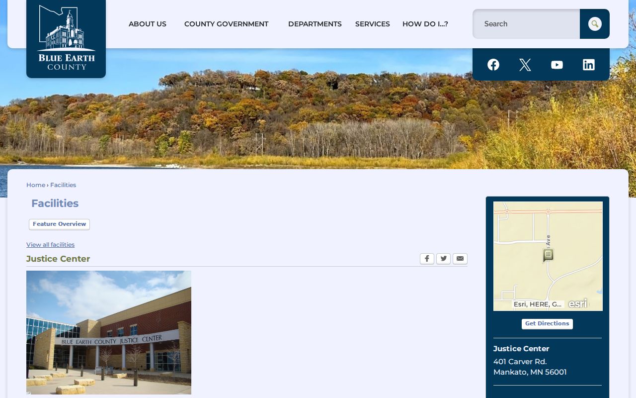 Blue Earth County court docket Justice Center in Mankato