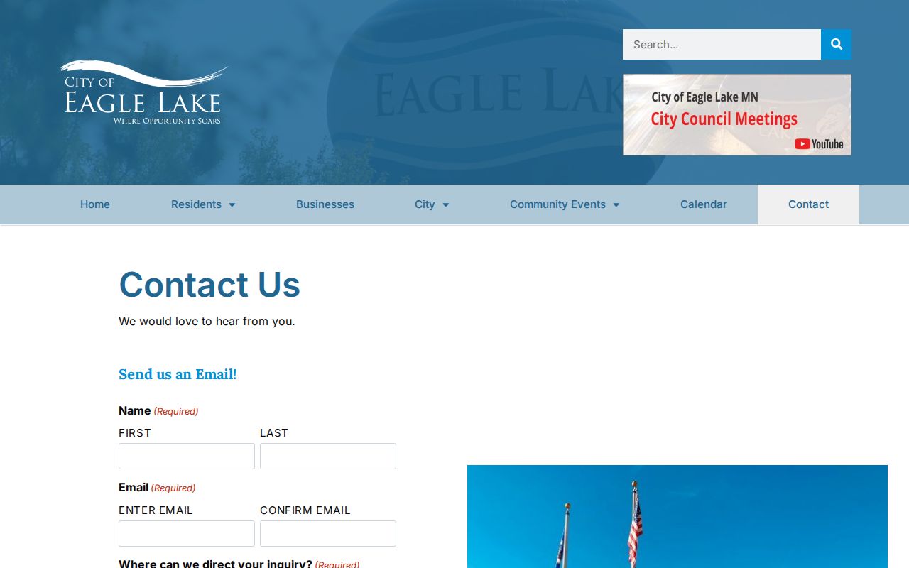 Eagle Lake court docket distinction from City Hall contact information